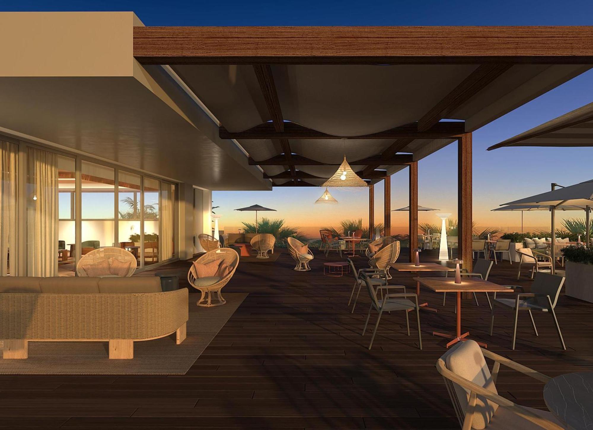ホテル サン ラファエル アトランティコ アルブフェイラ エクステリア 写真 The Sky Bar