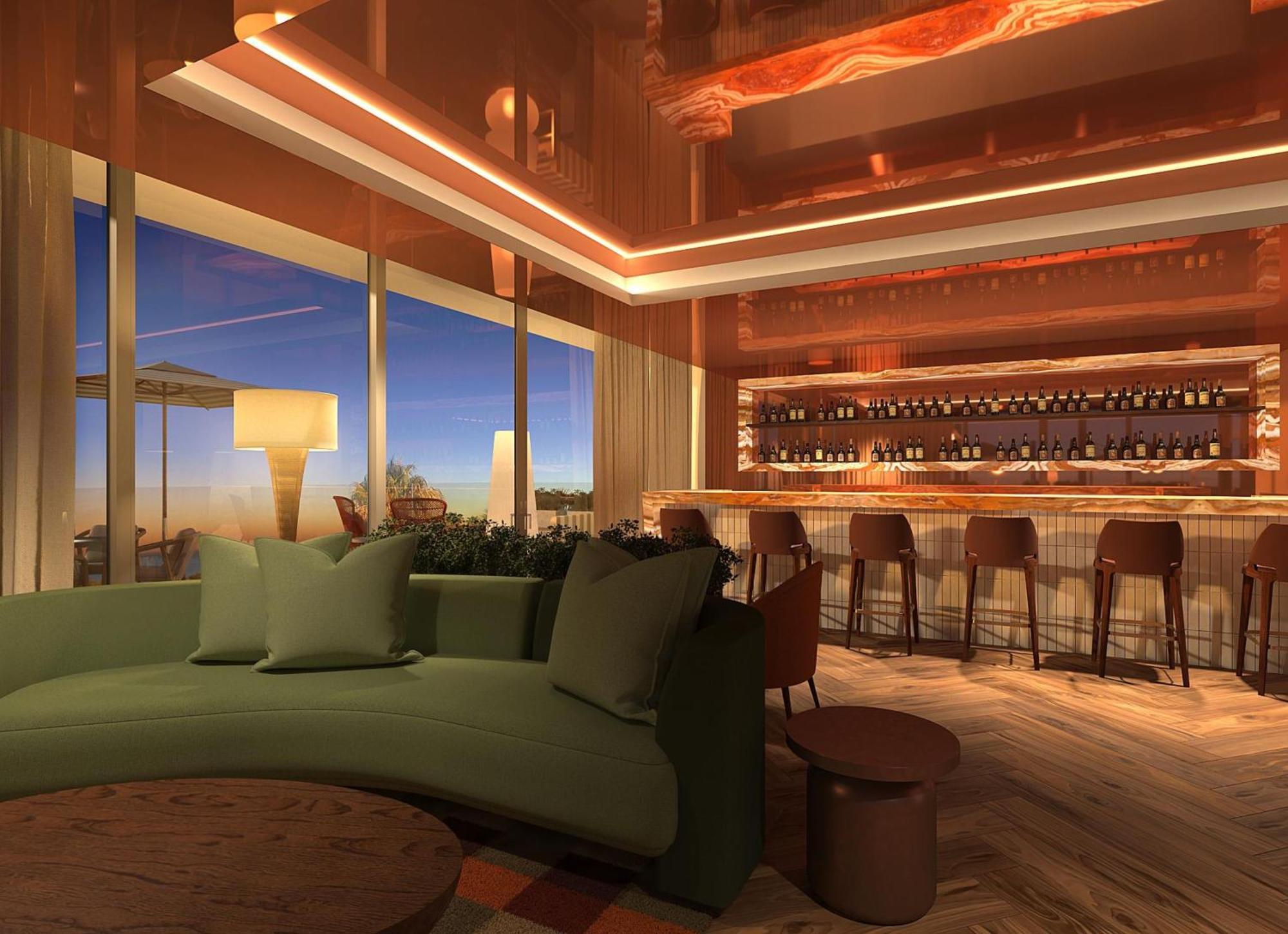 ホテル サン ラファエル アトランティコ アルブフェイラ エクステリア 写真 The bar at the 101 Sky Lounge