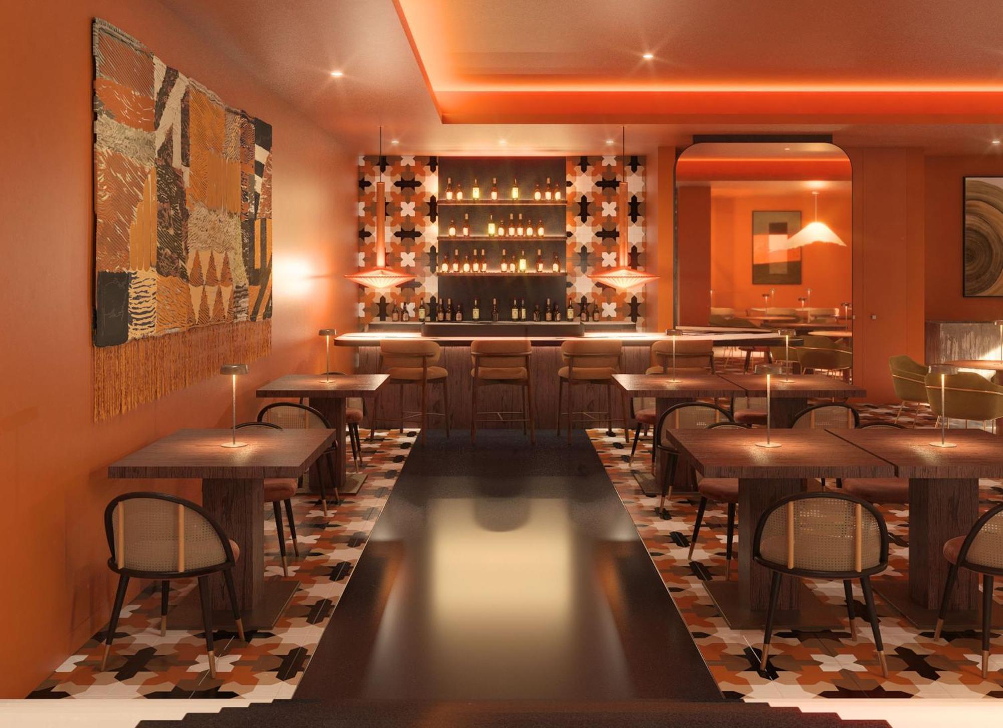 ホテル サン ラファエル アトランティコ アルブフェイラ エクステリア 写真 3D rendering of a restaurant